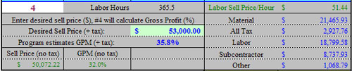 Margins Sheet Option #4