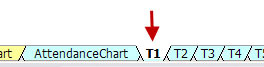 "T" sheet number 1