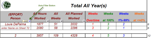 LaborPro Effort Details